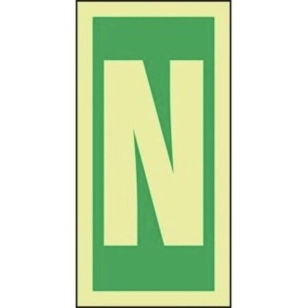 Accuform IMO CHARACTERS 6 X 3 DURA LUMIGLOW MLMR334GX MLMR334GX